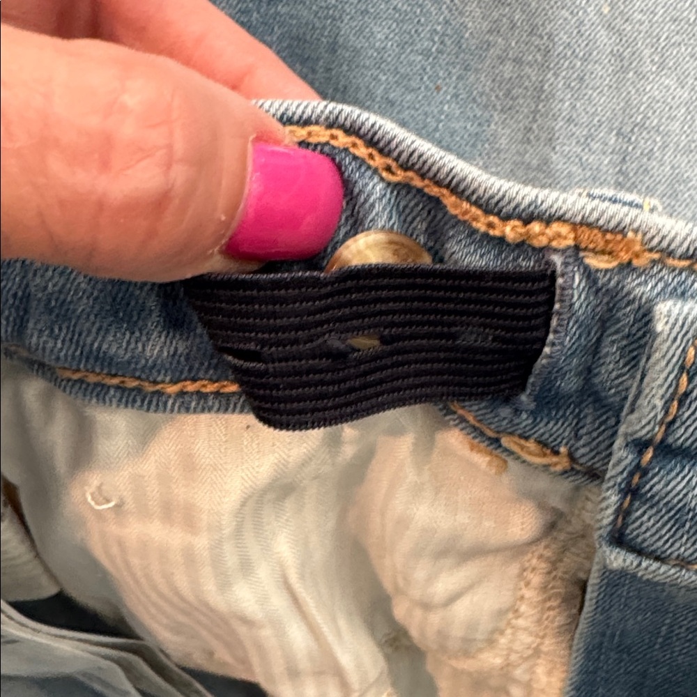 Abercrombie Kids Light Blue Embroidered Jeans - Picture 8 of 8